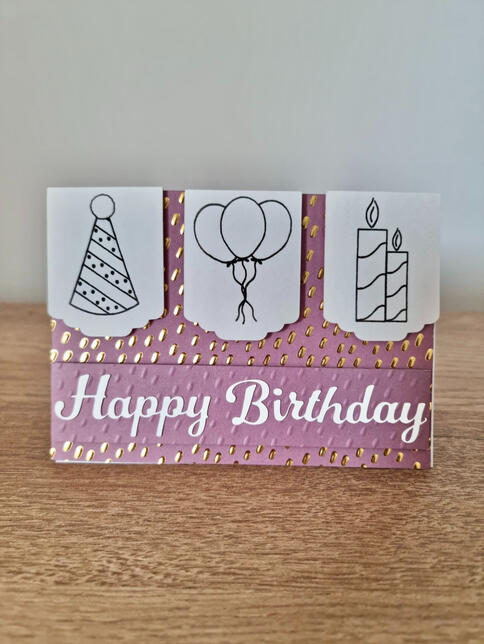 Purple, Gold Dot &#39;Fall&#39;